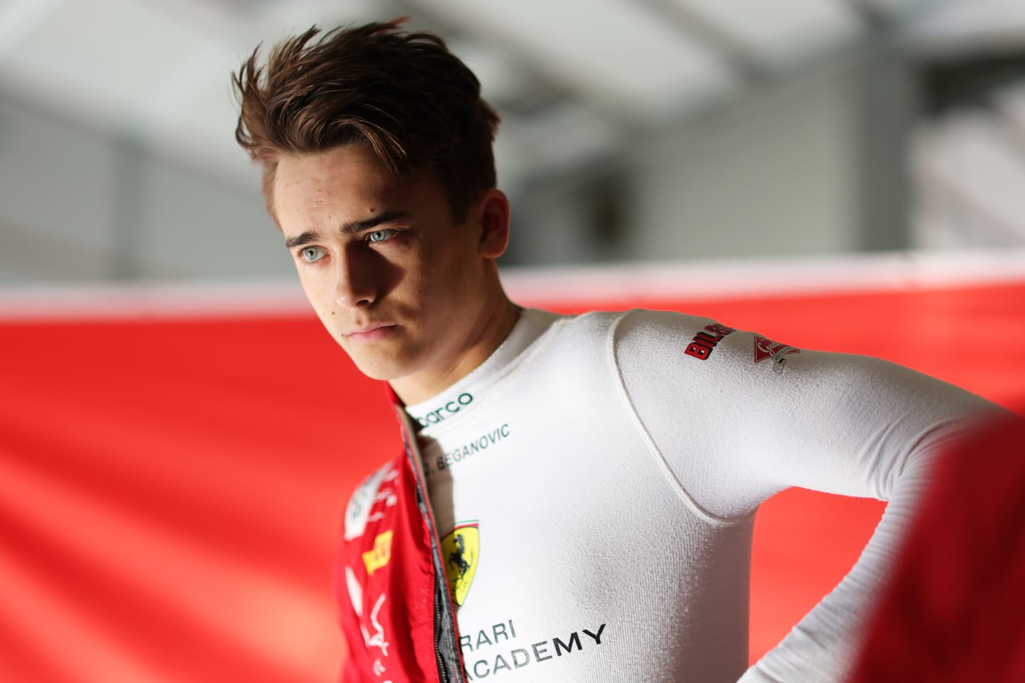IMOLA, ITALY - OCTOBER 23: Dino Beganovic of Sweden and PREMA Racing (1) prepares to drive in the